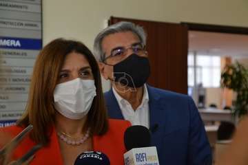 Visita oficial a Telde de Román Rodríguez, vicepresidente del Gobierno de Canarias/TA y Acfi Press.